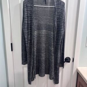 Women’s Maurice’s Open Front Cardigan Sweater Grey Size Medium